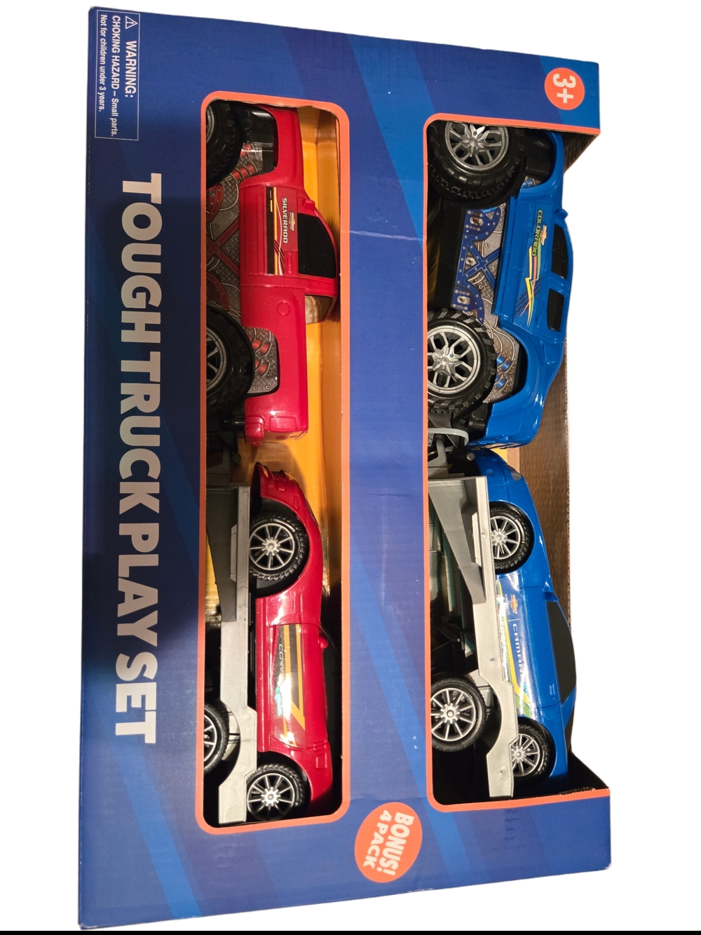 Licensed Vehicles Ford GM Tough Truck Play Set Scale 1:32 Jumbo Tires Friction